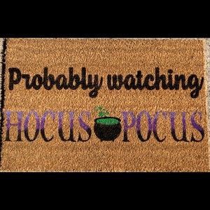 Halloween Hocus Pocus Custom Doormat